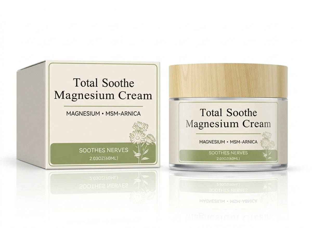 Total Soothe Magnesium Cream 3-jar bundle
